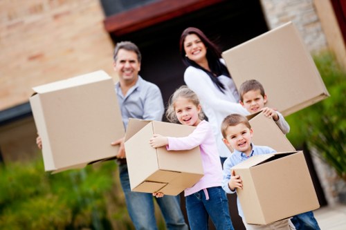 Professional movers completing a secure relocation with care