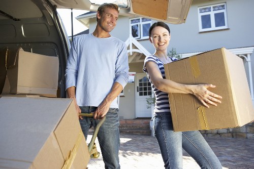 Local team removing furniture from a South Kensington apartment or flat